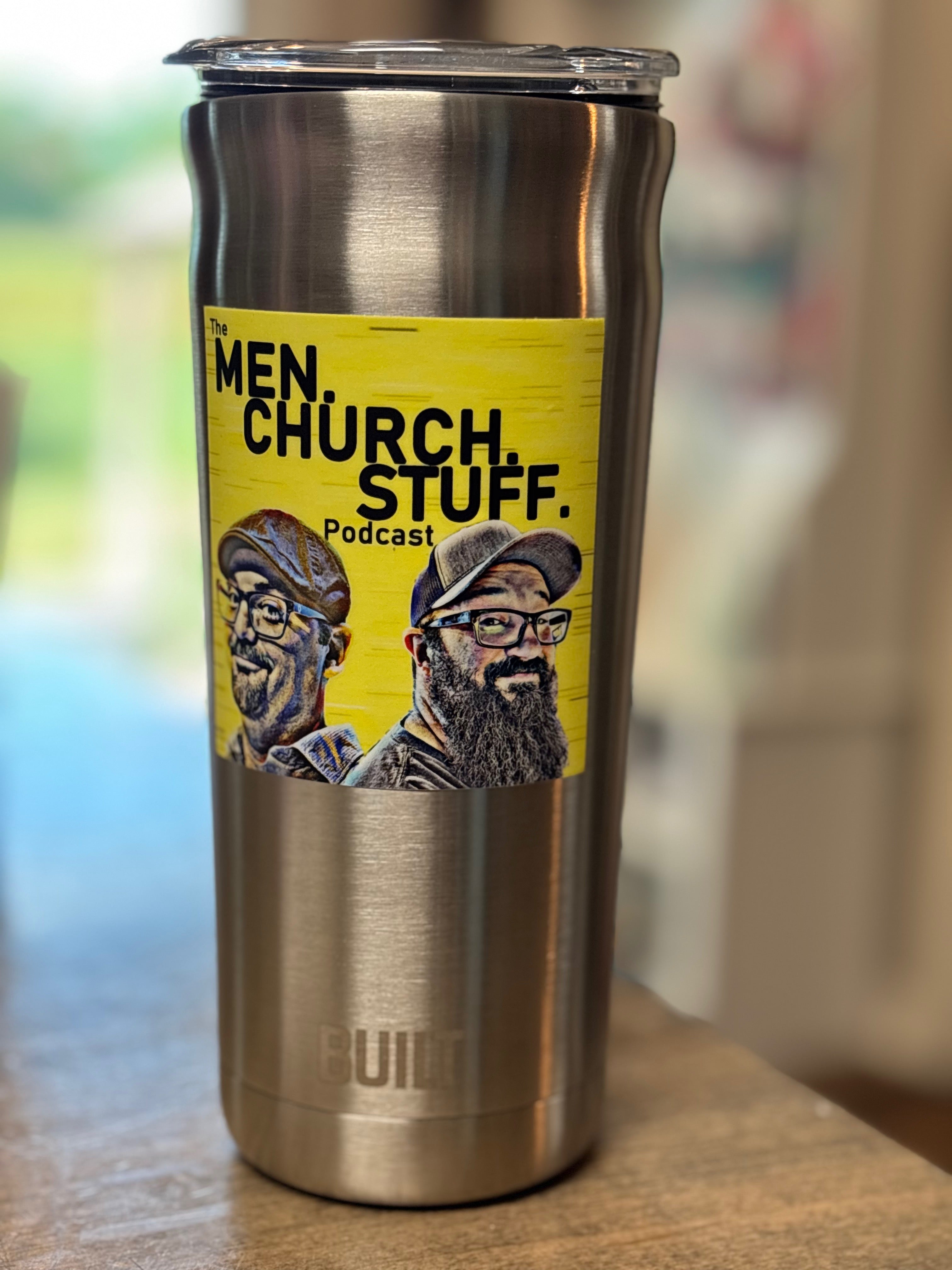Sticker - Men Church Stuff (Full Color Logo) 3inX3in image 1